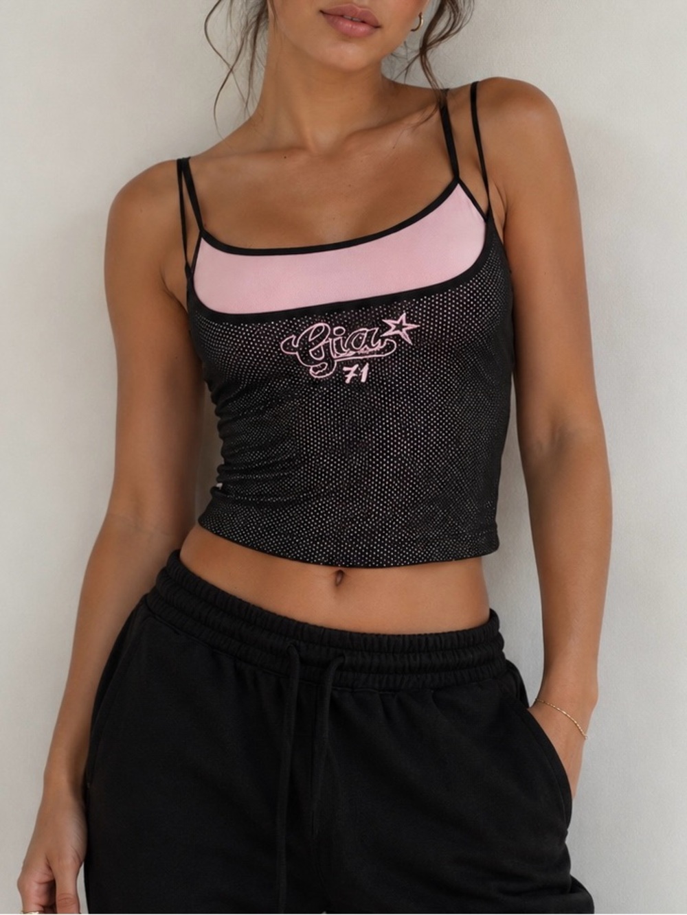 NWOT I.AM.GIA Chelsea Pink Top